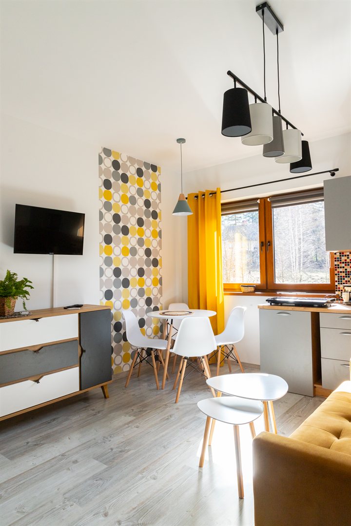 Apartament Żółty - sypialnia